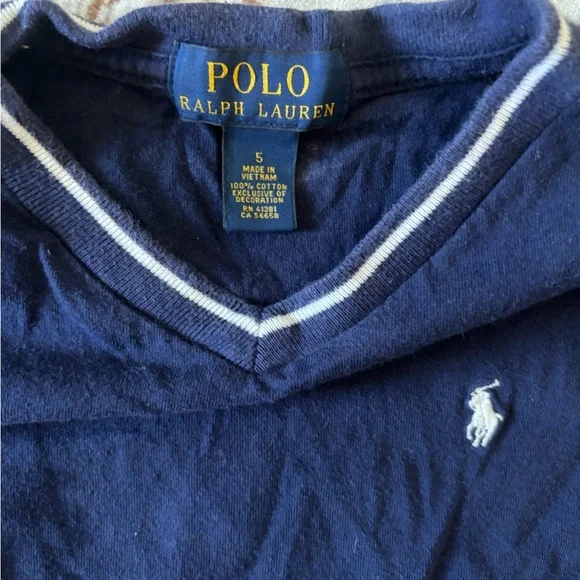 Polo by Ralph Lauren Kids Classic Navy Polo Shirt - Picture 5 of 6